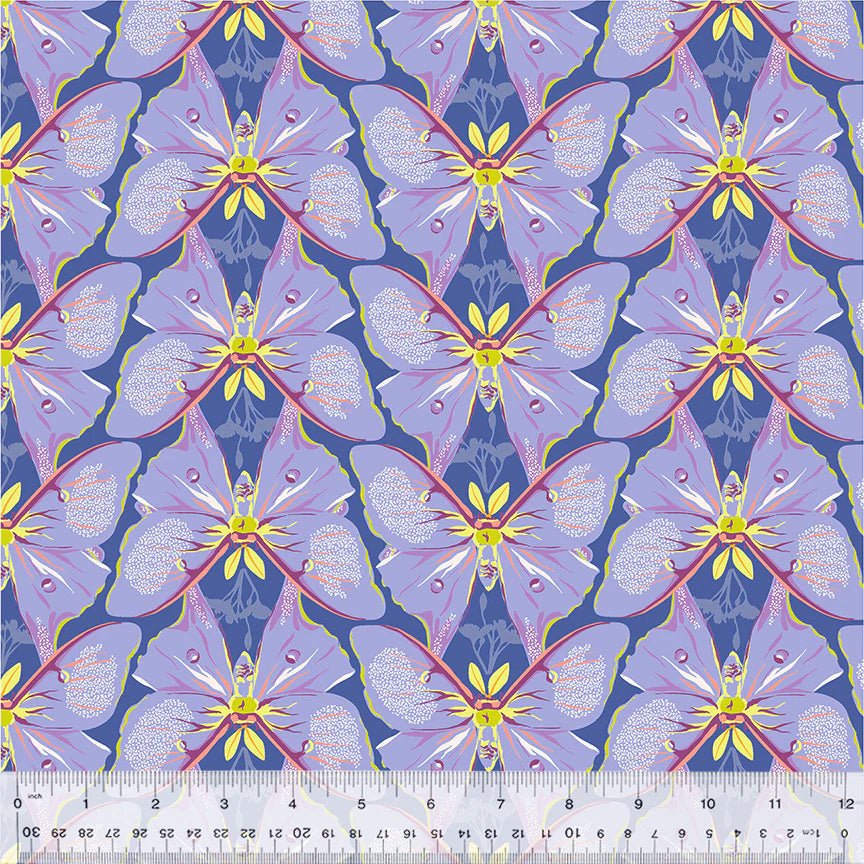 windham fabrics | insectarium | luna periwinkle - floydthefox