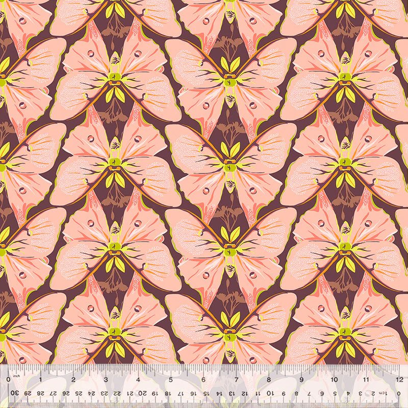 windham fabrics | insectarium | luna pink - floydthefox