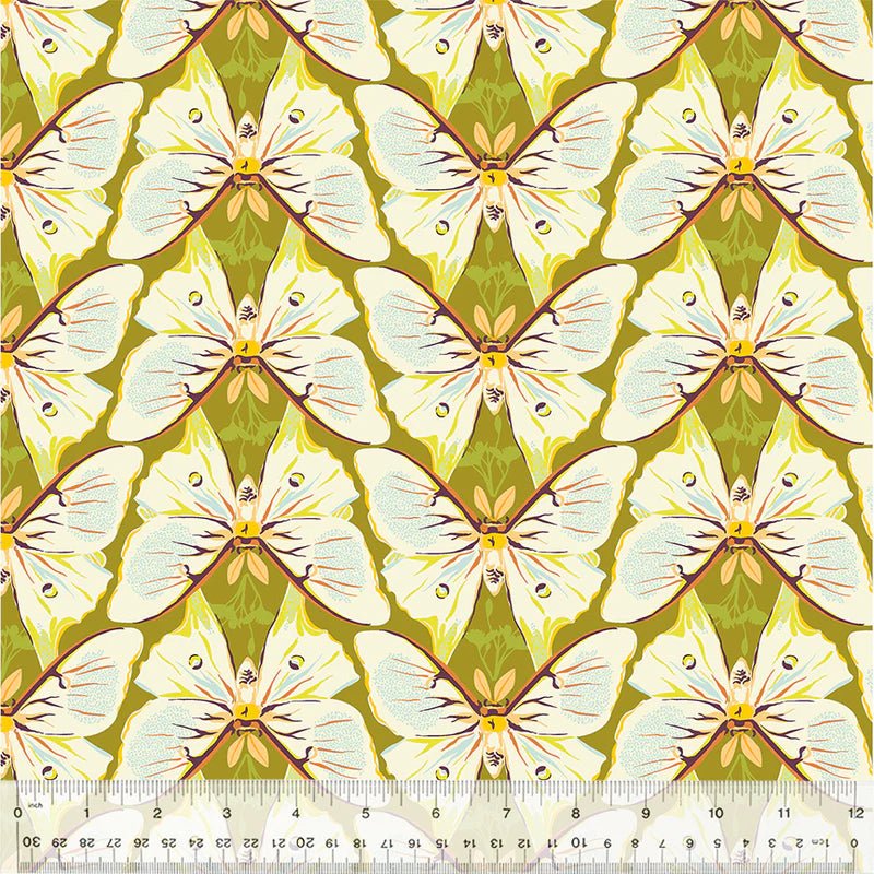 windham fabrics | insectarium | luna spring - floydthefox