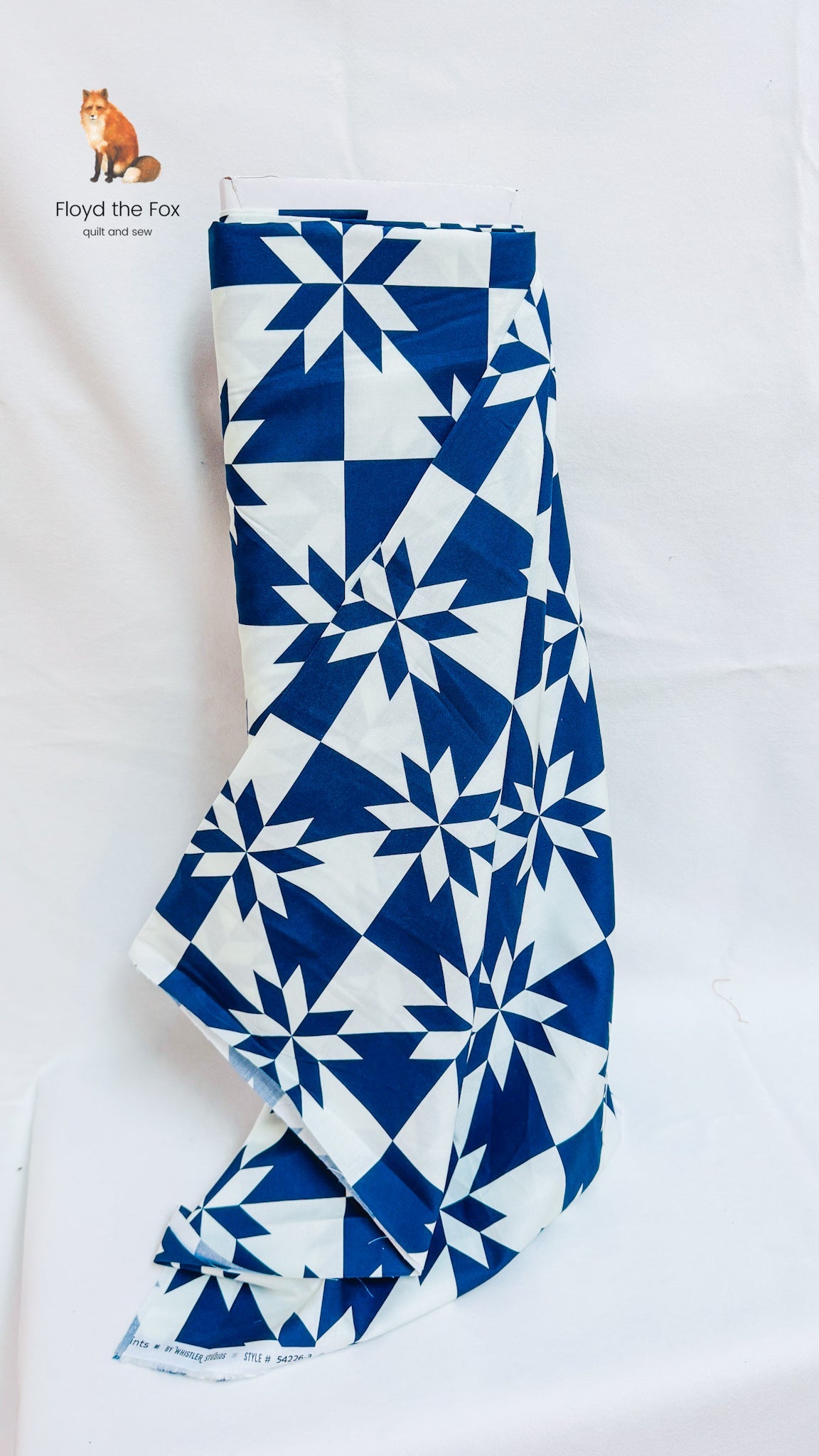 windham fabrics | perfect points | hunter star | indigo - floydthefox