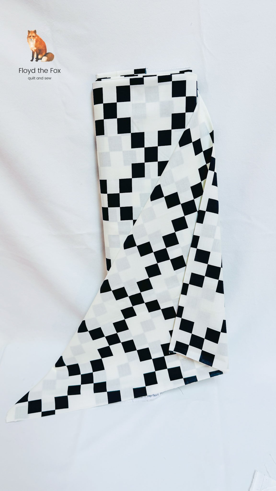 windham fabrics | perfect points | nine patch | black&white - floydthefox