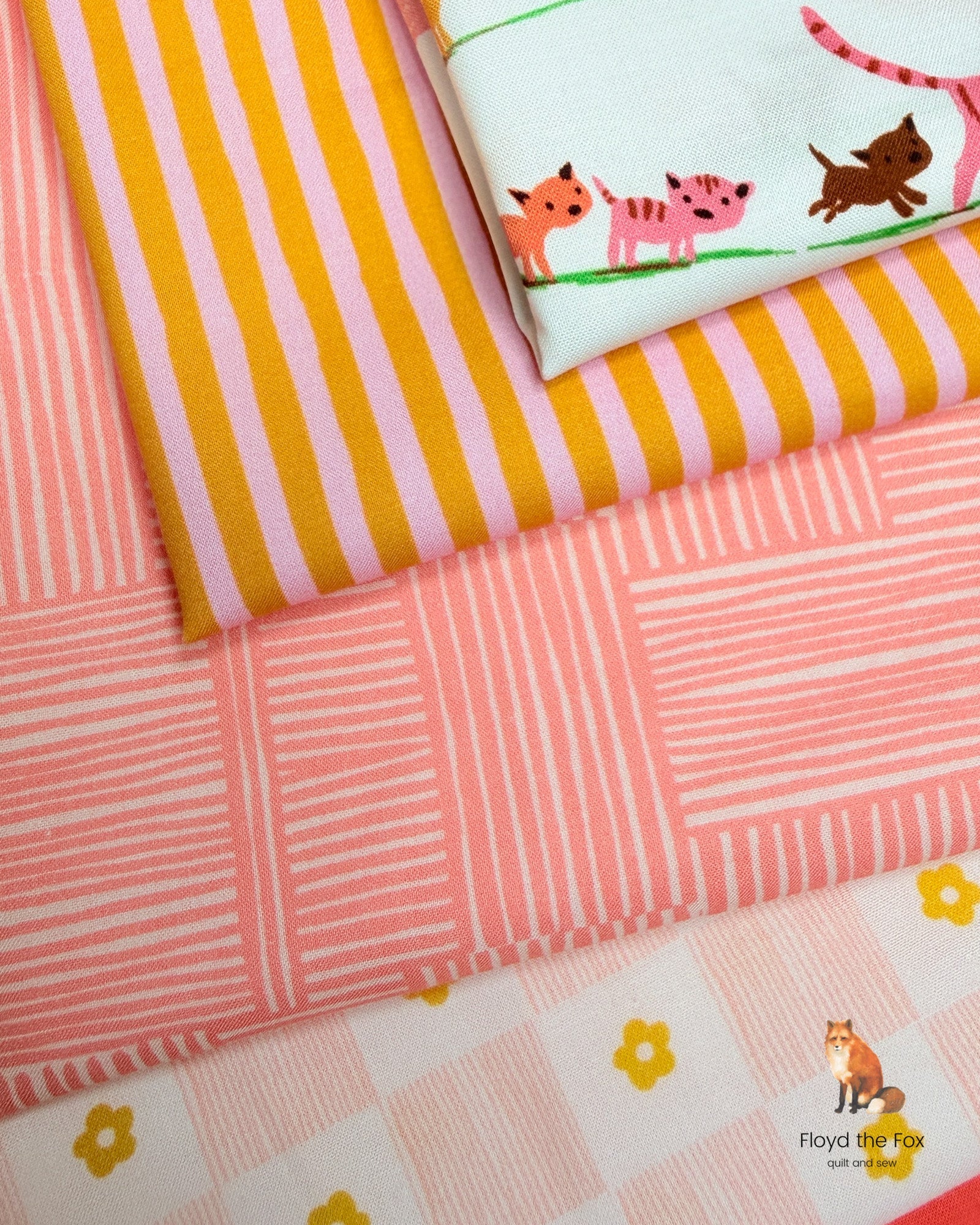 windham fabrics | ruby + bee blenders | woven shell/peachy - floydthefox