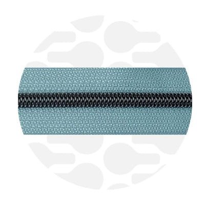 zipper zoo | endlos - reißverschluss | foggy blue - floydthefox