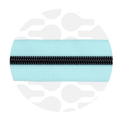 zipper zoo | endlos - reißverschluss | glacier blue - floydthefox