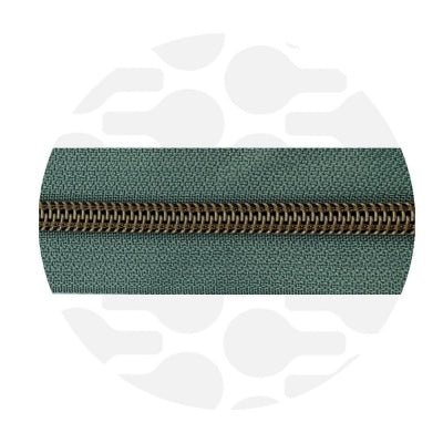 zipper zoo | endlos - reißverschluss | mineral green - floydthefox