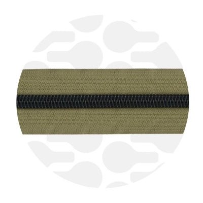 zipper zoo | endlos - reißverschluss | mossy green - floydthefox