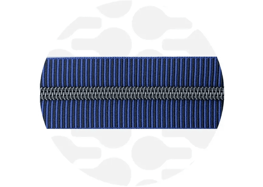 zipper zoo | endlos - reißverschluss | striped blueberry - floydthefox