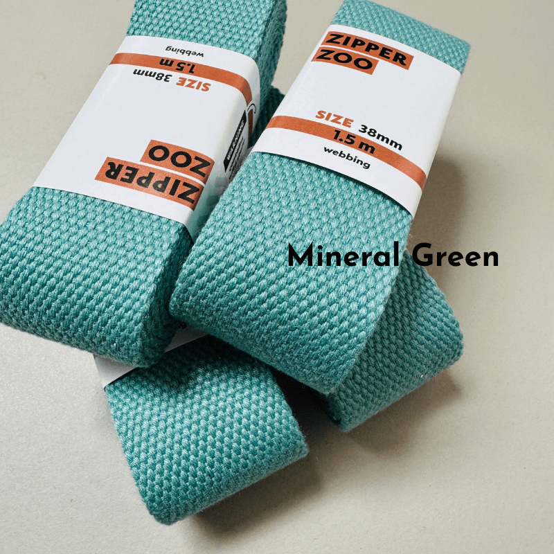 zipper zoo | gurtband | mineral green - floydthefox