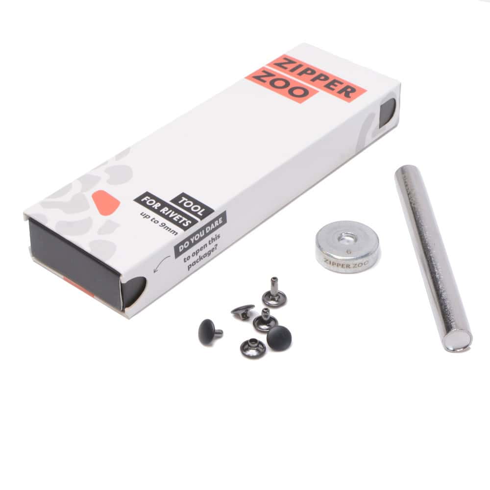 zipper zoo | rivet setter | nieten - einschlagtool - floydthefox