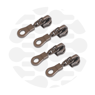 zipper zoo | schieber | gun metal - floydthefox