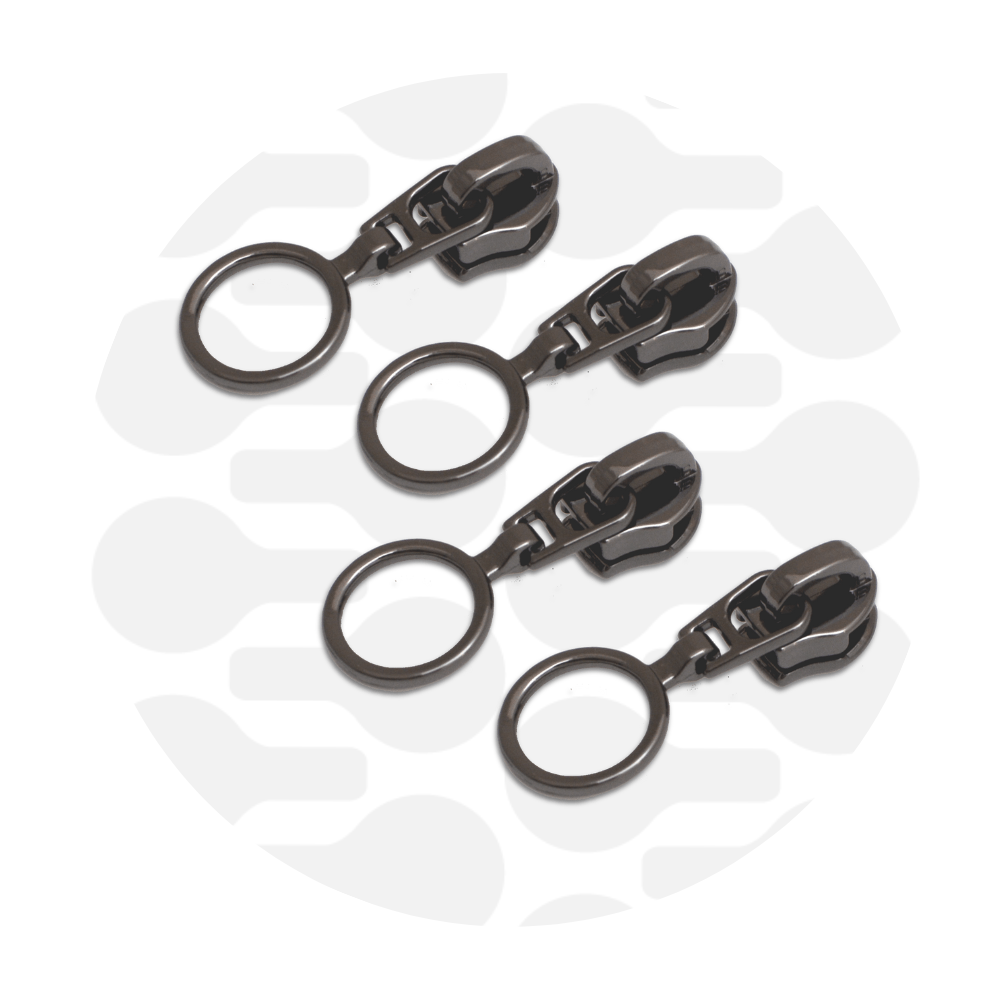 zipper zoo | schieber | gun metal - floydthefox