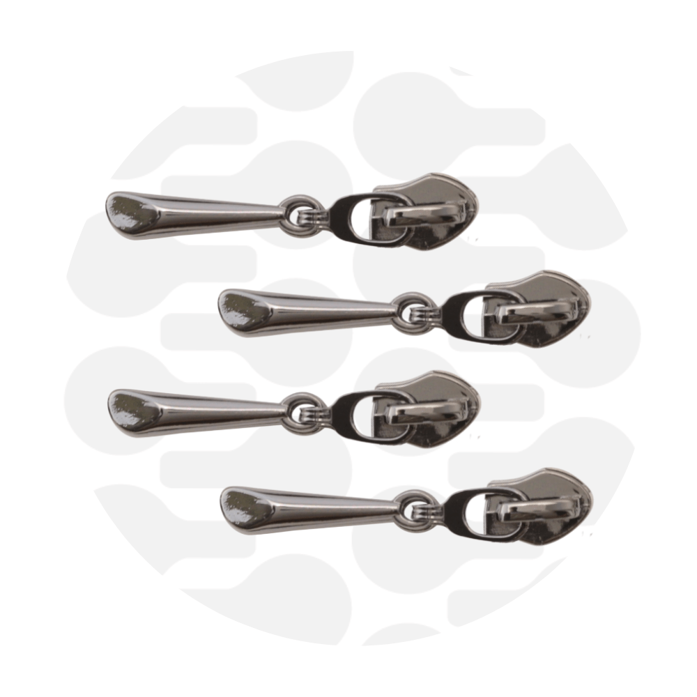 zipper zoo | schieber | gun metal - floydthefox