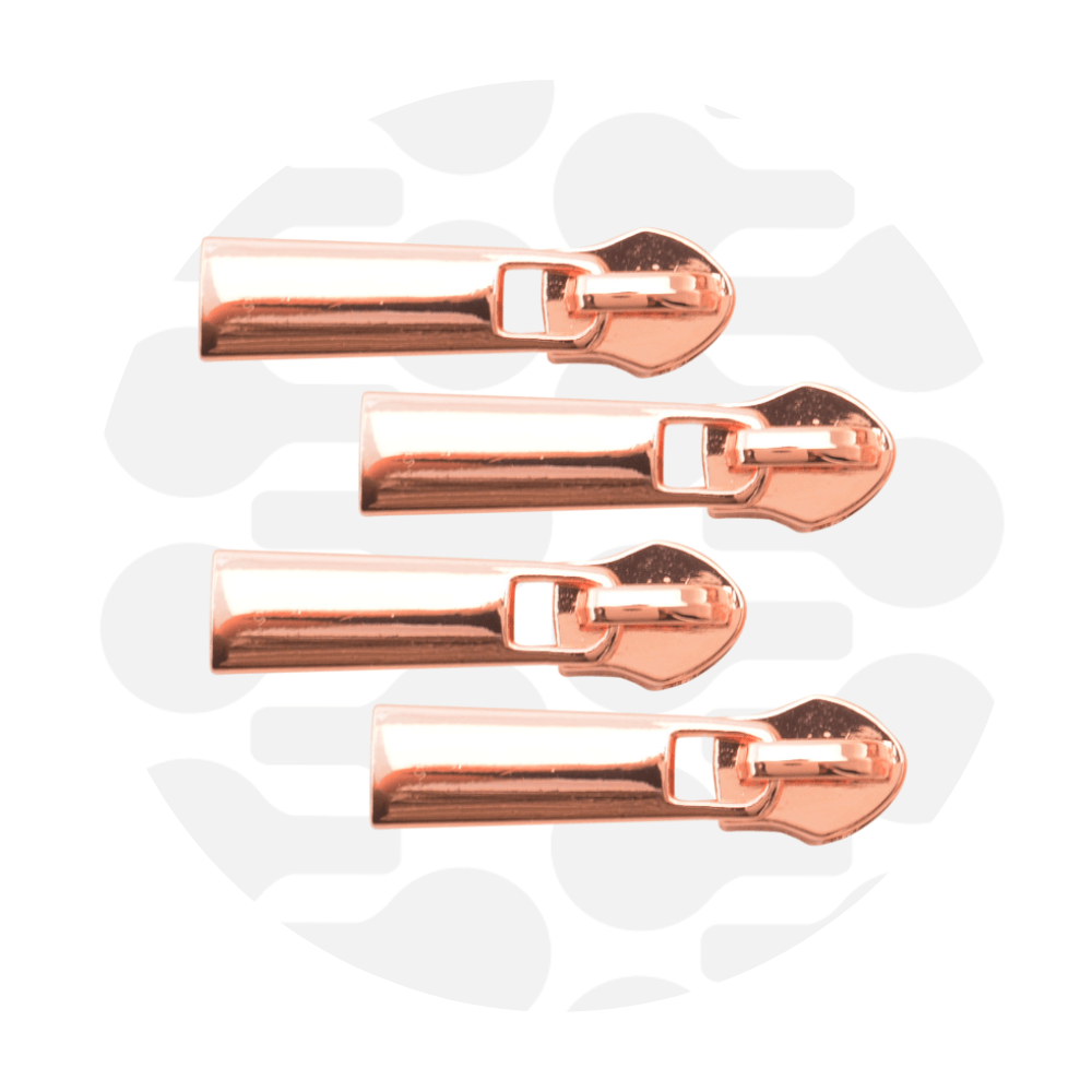 zipper zoo | schieber | rosé gold - floydthefox
