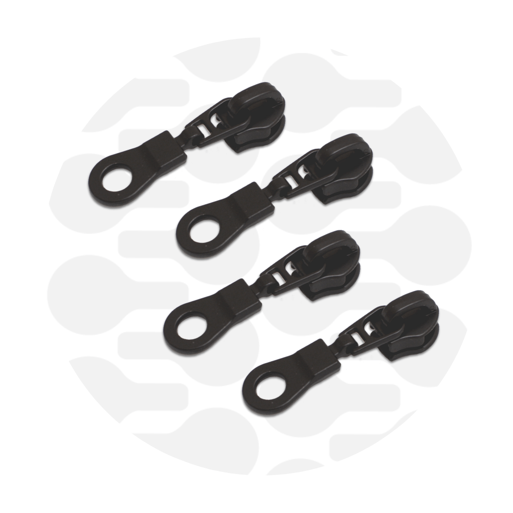 zipper zoo | schieber | schwarz - floydthefox