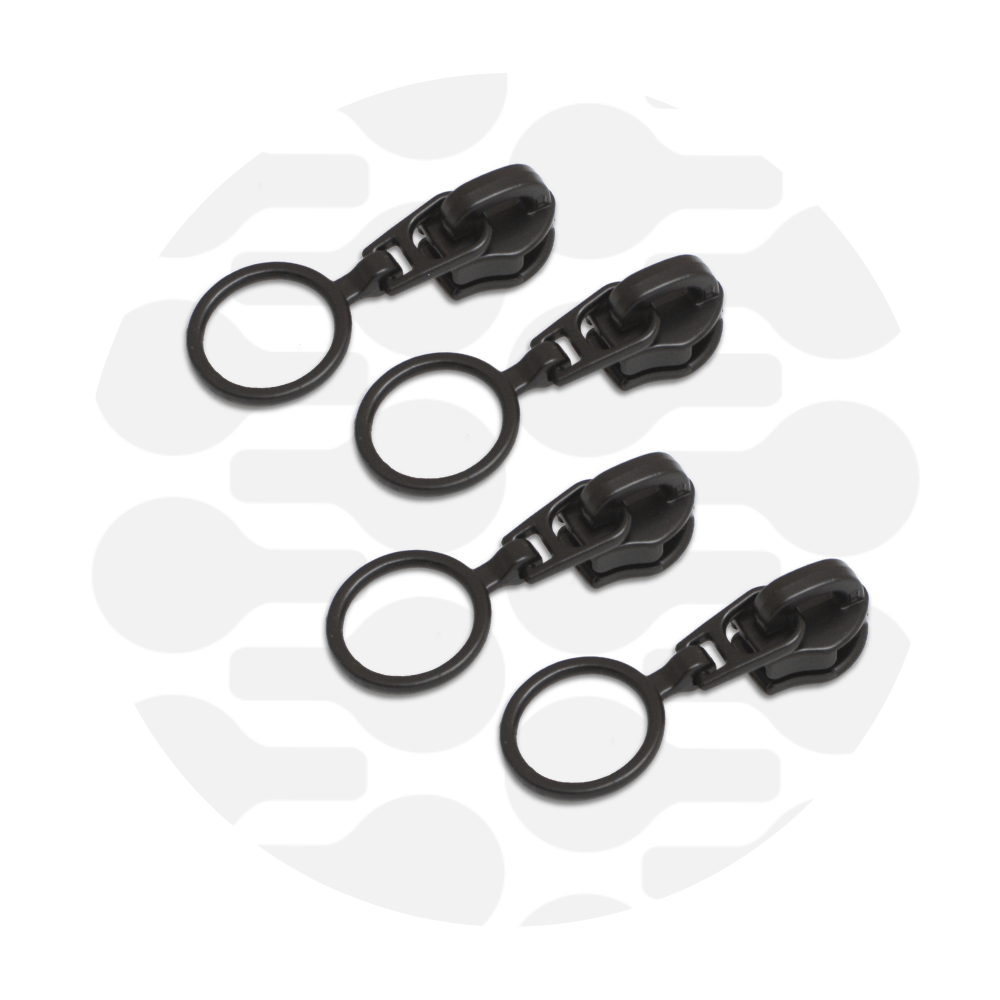 zipper zoo | schieber | schwarz - floydthefox