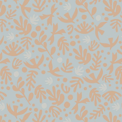 art gallery fabrics | duval | boho birds glacier