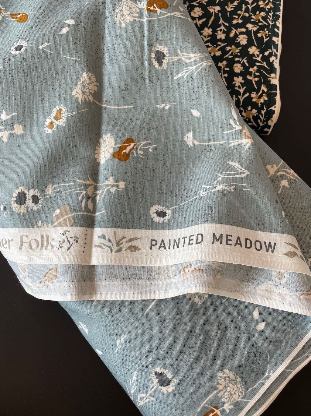 cotton+steel | summer folk | painted meadow - sky blue