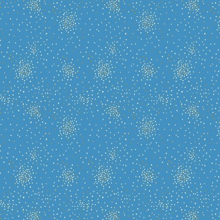 cotton+steel basics | clusters | blue sky metallic - floydthefox