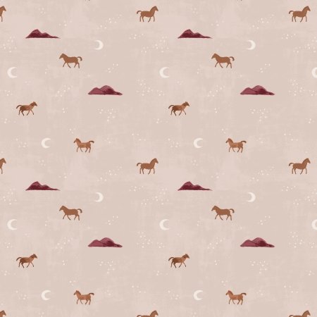 cotton+steel | salt river | wild horses kissed by the sun unbleached - floydthefox