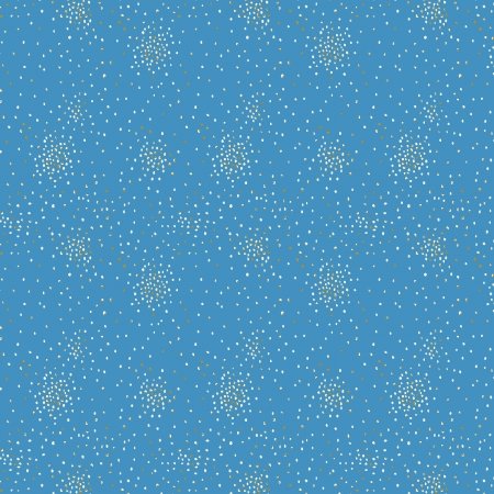cotton+steel basics | clusters | blue sky metallic - floydthefox